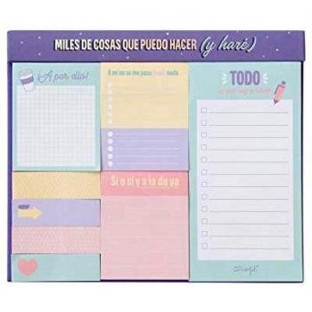 Mr. Wonderful WOA09495ES Bloc Notas Adhesivas-The Powerful Collection