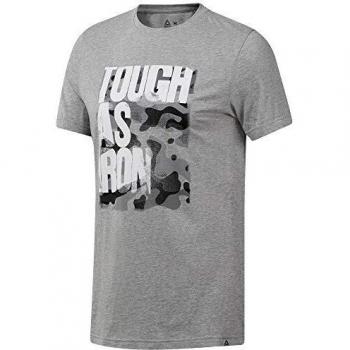 Reebok GS Tough As Iron Crew Camiseta, Hombre, brgrin, L