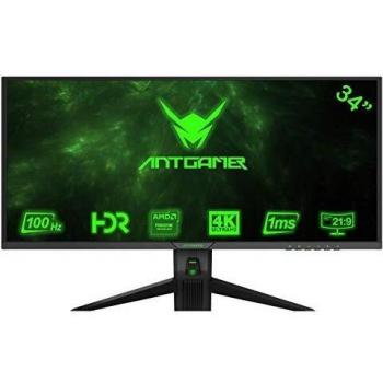ANTGAMER M34G5Q (34 Pulgadas UWQHD / 3840 x 2160 Pixel, 21:9, 1ms, 100Hz Curved Gaming Monitor)