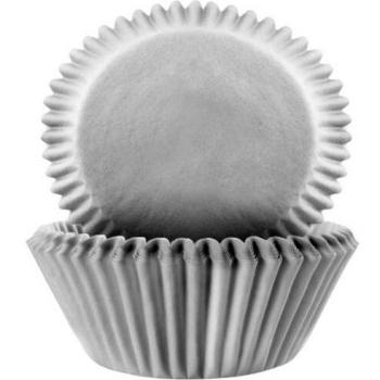 Cápsulas Blancas para Repostería, Resistentes a la Grasa, Pack de 100 Unidades