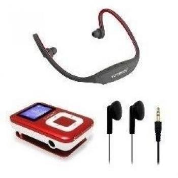 Sunstech DEDALOBT4GBRD - Reproductor MP3 de 1.1, con auricular Bluetooth