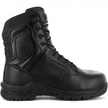 Magnum Strike Force 8.0 Leather S3 Men's Safety Boots - Black Waterproof Steel Toe