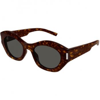 Saint Laurent Womens SL 639 002 Sunglasses, Brown unisex, Size: 52 MM
