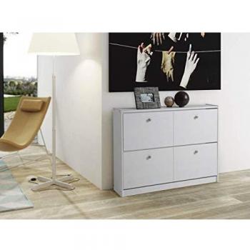 Dogar Zapatero Tabac Blanco, Madera, 110
