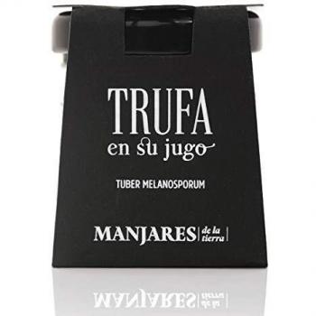 Trufa Negra Natural en su Jugo Tuber Melanosporum para Cocina Gourmet - 15 gr Trufa Española de Sarrión, Teruel.