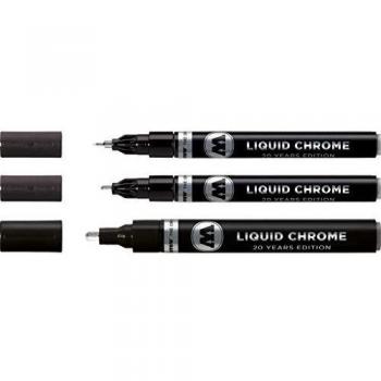 Molotow Liquid Chrome - Juego de 3 rotuladores