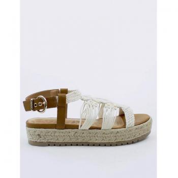 Sandalia Plana Mustang 52828 Natural 39 Beige