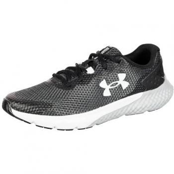 Under Armour Zapatillas de running de hombre Charged Rogue 3 - Talla: 42.5 - Color: Negro - Material: Cuero, Textil