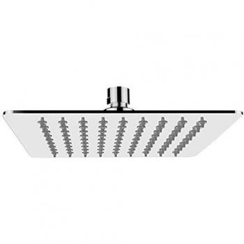 Rociador de ducha cuadrado Ultra Slim 35x35 cm de acero inoxidable brillante