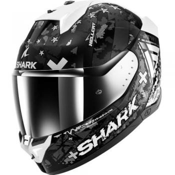 Casco de Moto Integral Shark Skwal I3 Hellcat Dark Shadow Edition Negro Gris 2XL