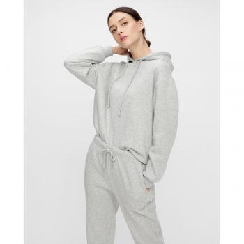 Pieces - Sudadera de chándal de mujer con capucha en color gris chili