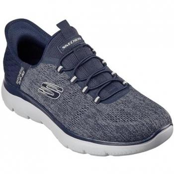 Skechers Men's Summits Key Pace Memory Foam Sneakers - Black/Navy