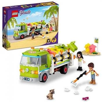 LEGO 41712 Friends Camión de Reciclaje, Juguete de Aprendizaje, Set con Mini Muñeca Emma, Regalo Educativo