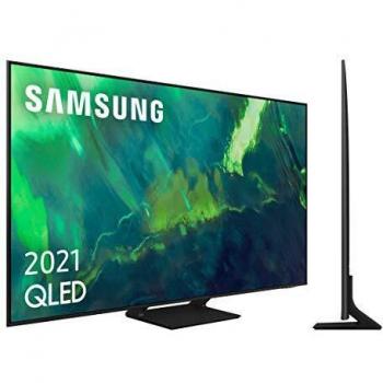 Samsung QLED 4K 2021 65Q70A - Smart TV de 65 con Resolución 4K UHD, Procesador QLED 4K con Inteligencia Artificial, Quantum HDR10+, Motion Xcelerator Turbo+, OTS Lite y Alexa Integrada