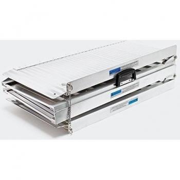 Rampa Plegable de Aluminio para Sillas de Ruedas 2x 122cm 270kg - Acceso Portátil para Vehículos