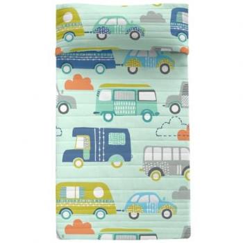 Colcha HappyFriday Moshi Moshi Multicolor 200 x 260 cm Vehículos