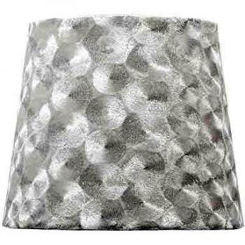 Pantalla Fatima E27 35dx18dx23htejido Blanco Nacar
