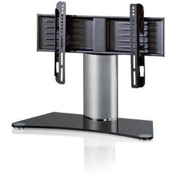 VCM Soporte de mesa para TV Windoxa cristal negro