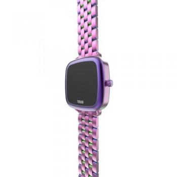 Reloj Smartwatch Tous D-Connect Iridiscente con Brazalete de Acero IP