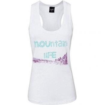 Izas Clot Camiseta de Tirantes, Mujer, Blanco