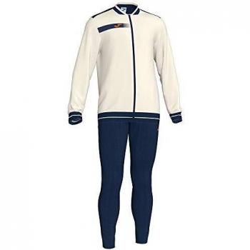 Chándal para hombre, talla L, color blanco y azul marino