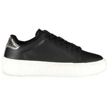 Tommy Hilfiger Women's Black New Cupsole Platform Sneakers - Size 7 US