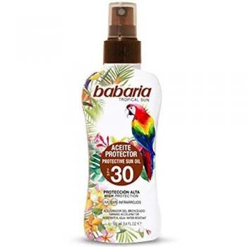 BABARIA Tropical sun aceite protector solar spf 30 spray 100 ml