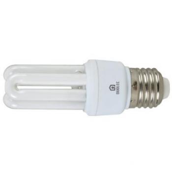 Mini Bombilla de Ahorro Energético 3U, 9W, E27, Luz Cálida 2700K