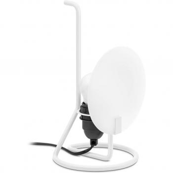 Lámpara de mesa LED blanca Stilnovo Bugia