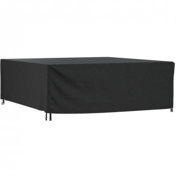 Cubierta para muebles de jardín impermeable 420D negra 260x260x90 cm