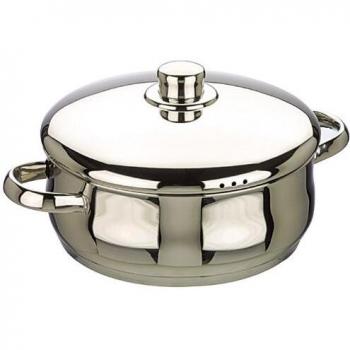 Cacerola acero inox. con tapa. 22 cm. Oslo