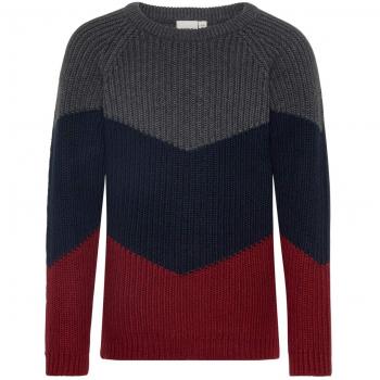 NAME IT Jersey DE Punto NIÑO ROFIN - 146-152, Dark Grey Melange