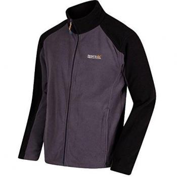 Regatta Men's Hedman II Thick Warm Fleece Jacket - Black - Size Medium