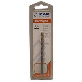 Izar 67929 Serie M886 Broca Punta Metal Duro Pared Profesional, 6 x L100 mm
