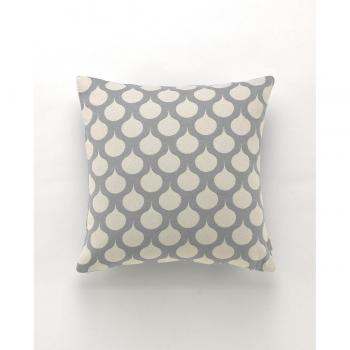 Funda de cojín decorativa Astún Gris Perla con diseño elegante