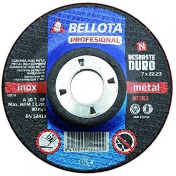 Disco Abrasivo Profesional para Desbaste de Metal e Inoxidable, Duro, 115mm