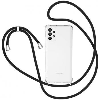 Funda colgante con cuerda para Samsung Galaxy A23 4G / A23 5G / M23 Negro
