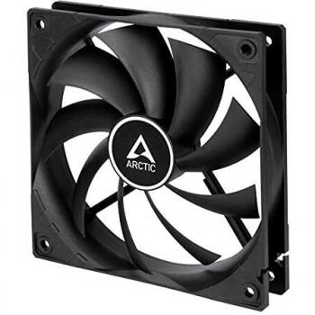 Arctic F12 12cm PWM PST Case Fan Black 9 Blades Fluid Dynamic 2301350 RPM 6 Year Warranty Tech Image