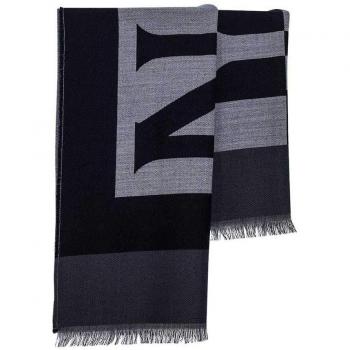NAPAPIJRI-Scarf Frederick with maxi grey logo