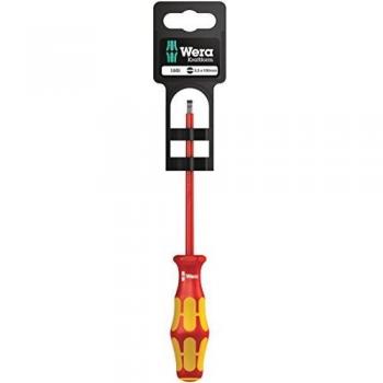 Wera 160 i SB VDE Kraftform Plus Slotted Screwdriver 3.5mm x 100mm