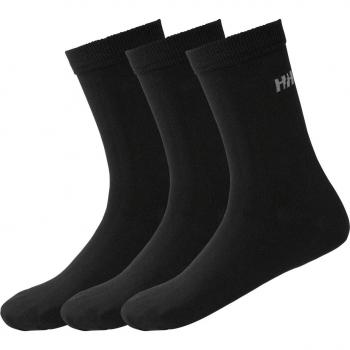 Pack de 3 Calcetines Everyday Cotton Negro Helly Hansen