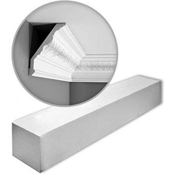 Orac Decor C219 7-Piece Cornice Moulding Set, 14m, Pre-Primed White