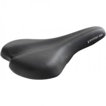 Sillín MTB y Carrera Ventura ASA Negro con Absorción de Impactos