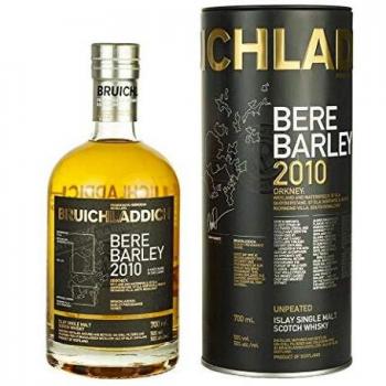 Whisky Single Malt Bruichladdich Bere Barley 2010 50% Vol, 8 Años