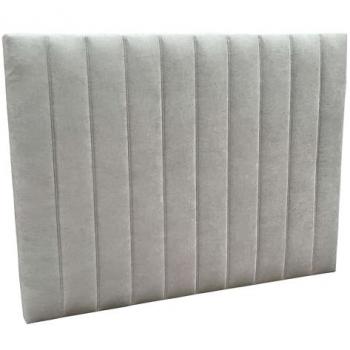 Cabecero Bursa Tapizado para Dormitorio Matrimonio Color Gris Claro 165cm