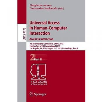 Universal Access in Human-Computer Interaction. Access to Interaction