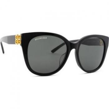 Balenciaga BB0103SA 001 57 Stylish Sunglasses, Female, Black, Size: 57 MM