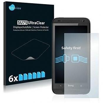 6x Protector Pantalla para HTC Desire 601 Protector Transparente