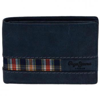 Pepe Jeans Scotland Tarjetero, 11 cm, 0.05 Litros, Azul