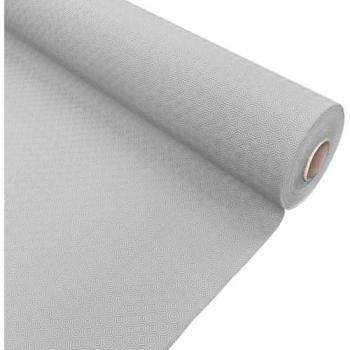 Mantel Protector de Mesa Mollettone Suave Antideslizante 140x140 cm Gris Resistente a Manchas y Golpes
